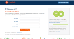 Desktop Screenshot of edaro.com